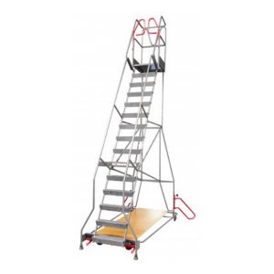 Escabeaux de rayonnage à immobilisation automatique