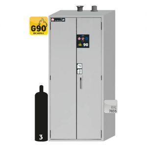 Armoire de sécurité Asecos® Anti feu 3 bouteilles de gaz 90 minutes