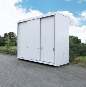 Bungalow, conteneur, très grande armoire pour stockage extérieur ou intérieur